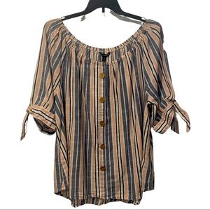 Unique Spectrum Striped top